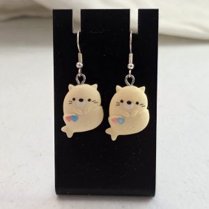 Sea Otter Resin Earrings